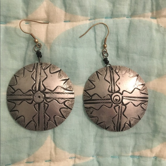 Jewelry - Silver statement earrings NWOT